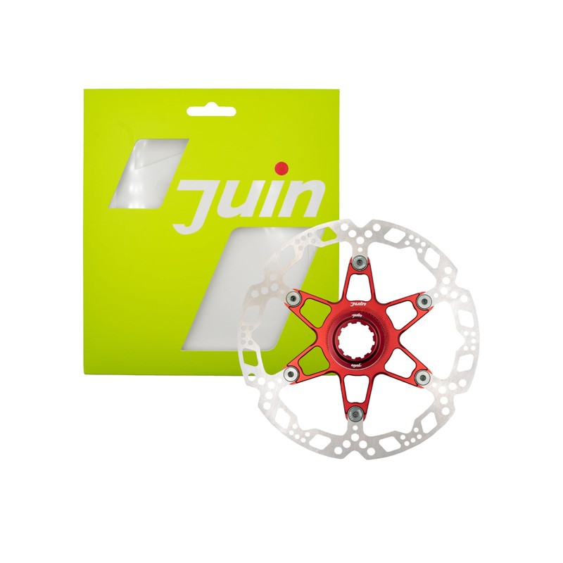 Juin RT01A Centerlock Disc Brake Rotor, Red, 140mm