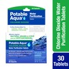 potable aqua Chlorine Dioxide Water Purification Tablets - 30 Count,