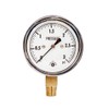JIVTO 0-3 Psi Low Capsule Pressure Gauge,2-1/2" Dial,1/4" NPT Lower