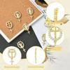 DanLingJewelry 6Pcs Virgin Mary Jesus Cubic Zirconia Connector Charms with