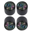 4 Pcs Electric Bass Knob Dome Metal High End Shell