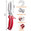 Brigii Kitchen Shear, Stainless Steel Heavy Duty Poultry Shears, Multi-Purpose