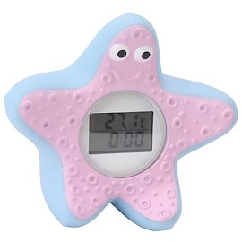 Yosoo Health Gear Termómetro de Baño de Estrella de Mar, Sensor Digital de Temperatura del Agua LCD, con Alertas de Luz de Color, para la Hora del... 