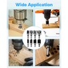 AOKLIT Plug Cutters for Woodworking, 8pcs Wood Plug Cutters Drill