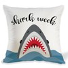 OUZ Shark Gifts for Girls Shark Gift Throw Pillow Cover