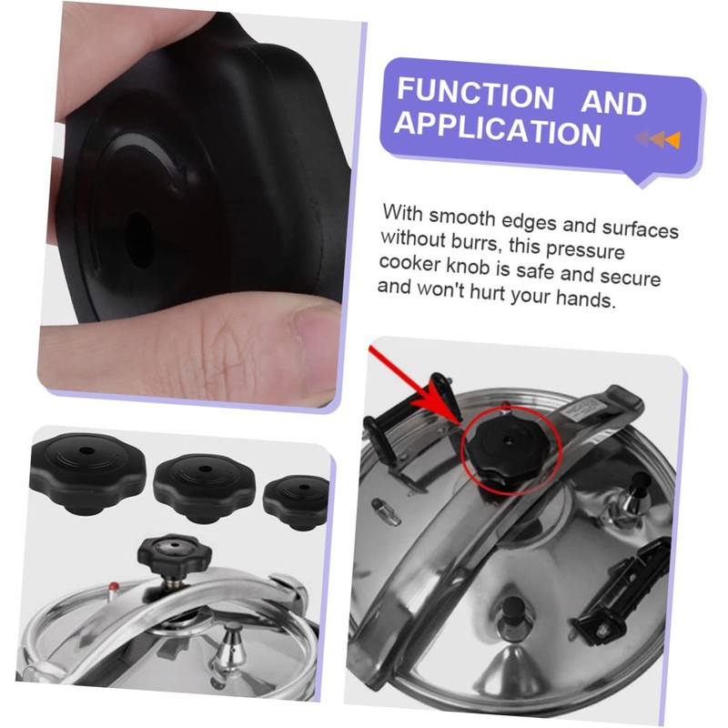 Uonlytech Pressure Cooker Safety Valve 2pcs pressure cooker lid knob
