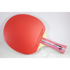 Butterfly Nakama S-3 Table Tennis Racket – Professional ITTF Approved Butterfly Ping Pong Paddle – Flextra Rubber – Carbon Ping Pong Paddle – 2 Ping Pong Balls Included