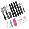 20pcs Pedicure Tool Set Calluses Removal Dead Skin File Foot