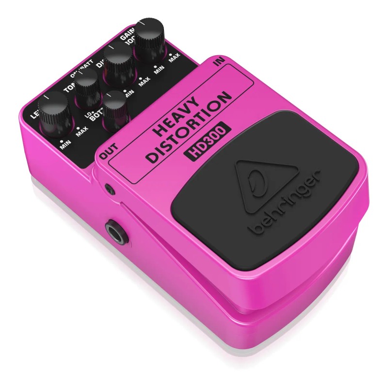 Behringer Hd-300 Heavy Distortion Guitarra Distorsion Color Rosa
