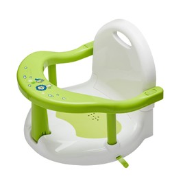 Foldable Baby Bathtub Seat, Non-Slip Newborn Infant Baby Bath Chair for Bathtub, Cute Shape Baby Bath Seat Baby Shower Chairs for Tub Sitting up, Surround Bathroom Seats for Baby 6-18 Months (Green)