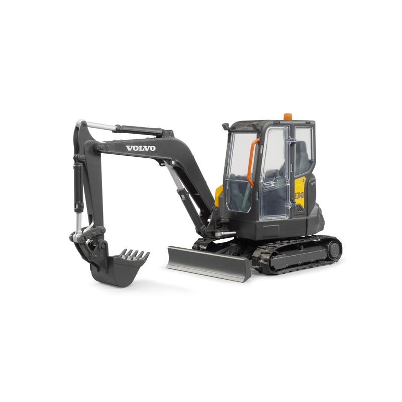 Bruder 02465 Volvo Compact Excavator ECR40-1:16 Construction Vehicle, Construction Site,