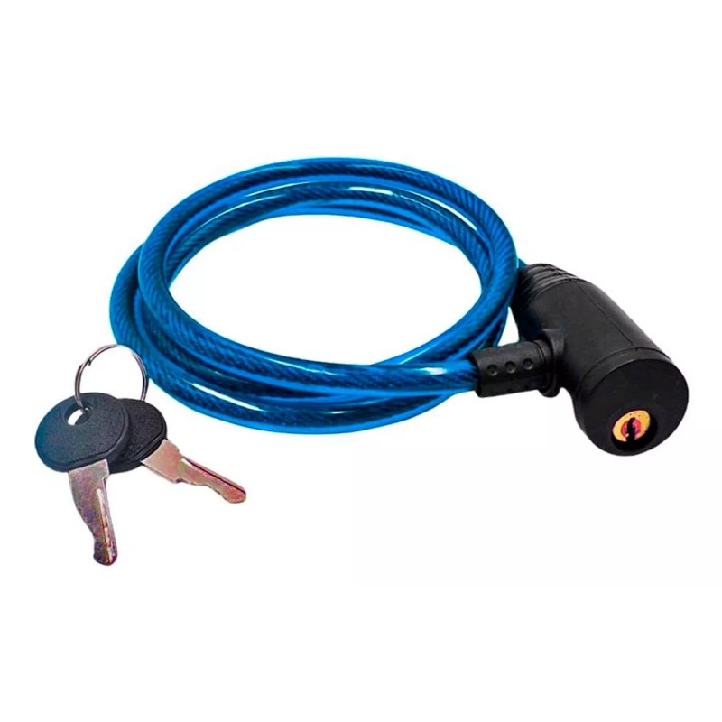 Lecute Candado Cadena Moto Bici Delgado Llave Seguridad Bicicleta