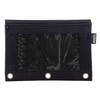 BAZIC Pencil Pouch 3 Ring Binder Pouch w/ Rivet Enforced