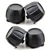 SAUTVS Tire Wheel Hub Caps for Kawasaki Teryx KRX, Black