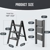 WOA WOA Step Ladder, Portable Lightweight Home Ladder, Folding Step