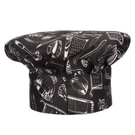 SIQITECH Chef's Hat, Unisex Catering Hat, Adjustable Chef's Hat, Cotton Work Cap with Elastic Band, Cooking Cap, Breathable Chef's Hat, Boys and Girls, Chef Hat, Headpiece for Bakers, Hotels,