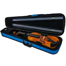 SKY Violin Triangle Case Lightweight Full Size Sky Blue Color