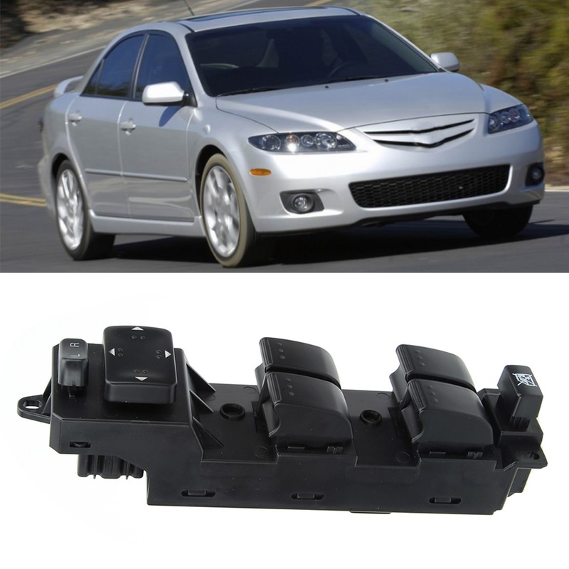 Window Power Switch Left Front Lifter Button GV2S‑66350A Fits for