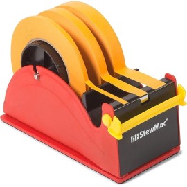StewMac Guitar Shop Tape Deck, Orange Multi Purpose Tape Set (0593)