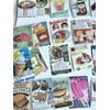 10 Pcs Dollhouse Miniature Restaurant Store Poster Retro self adhesive