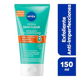 NIVEA Derma Skin Clear Gel Exfoliante Anti-imperfecciones 150 ml con Ácido Salicílico