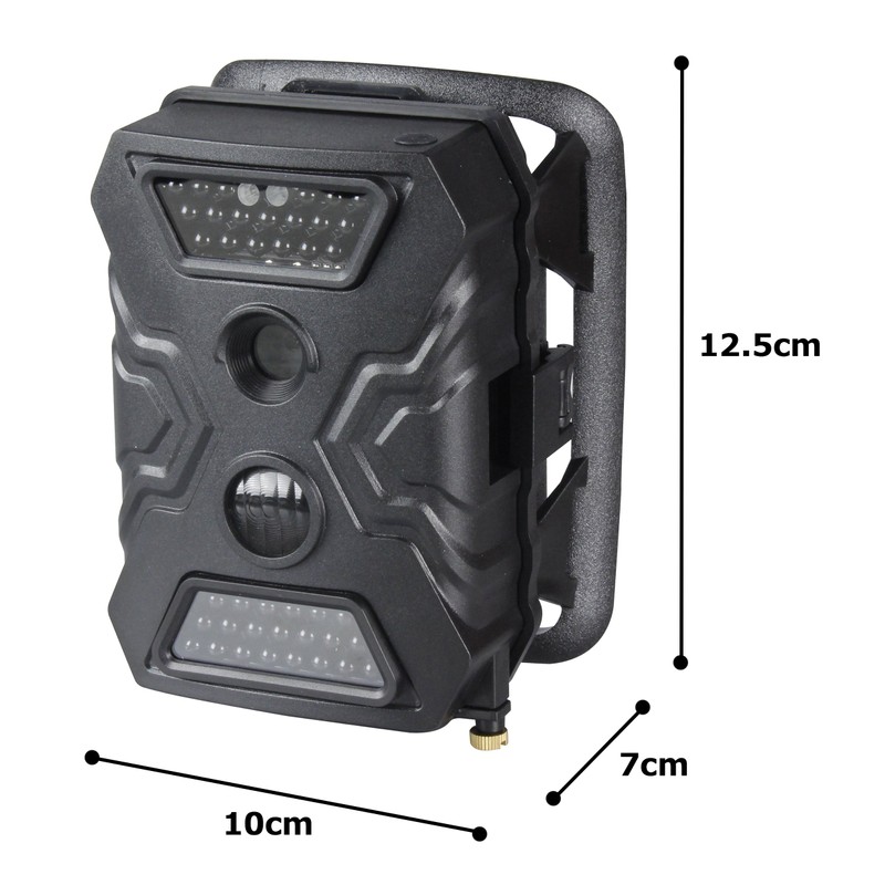 匠ブランド (TAR6U) 赤外線 トレイルカメラ Radiant40 (ラディアント40) 動体検知 720p 乾電池式 ブラック