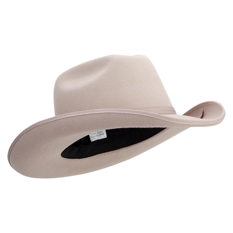 Jeanne Simmons Wool Felt Cowboy Hat - Beige OSFM