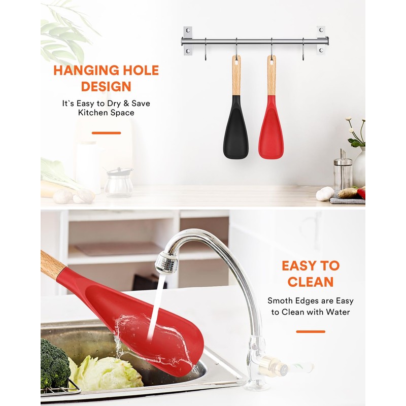 Cooking Spoon for Nonstick Cookwares, Great for Cooking and Serving