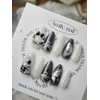 Snowflake [Handmade Nail Tip] Emily Nail - Short Oval /