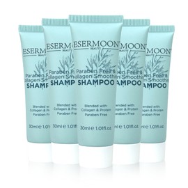 Esermoon Travel Size Shampoo- Mini Bulk Hotel Shampoo Travel Size for Hospitality, Homeless Outreach, Gyms - Lightweight, Portable & Fragrance-Enhanced (1oz, 100Pack)