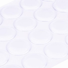 IGOGO 100 PCS Clear Epoxy Stickers Craft Bottle Caps Stickers for Hair Bows Pendants Scrapbooks 1 Inch