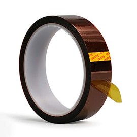 High Temperature Heat Resistant Tape 20mm X108ft AIYUNNI Polyimide Film Adhesive Tape Heat Press Tape Sublimation Tape - for 3D Print Bed,Soldering,Protecting CPU, PCB Circuit Board etc.