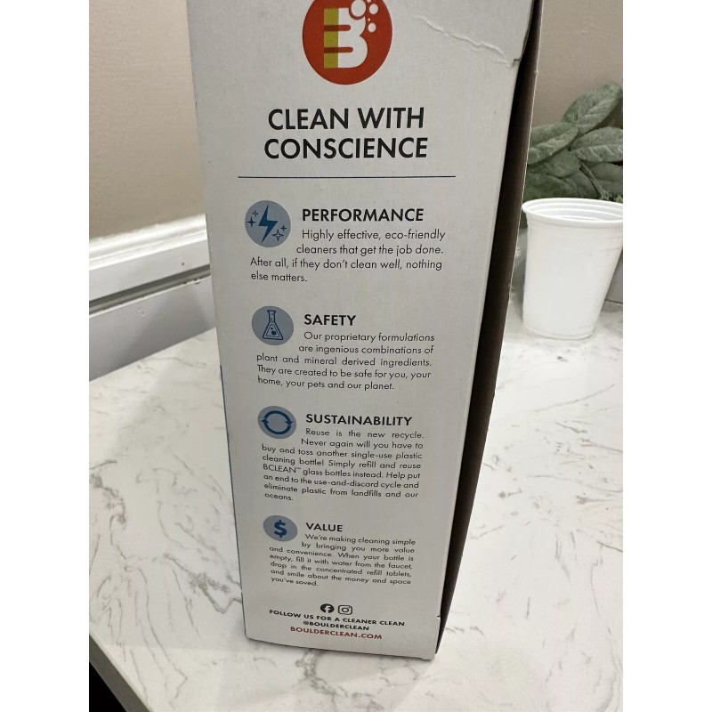 Boulder Clean Surface Cleaning Refill Kit - 16oz, Includes 3x