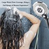 LED Shower Head Bathroom Hand Held 3-Color Temperature Control Color