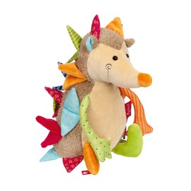 SIGIKID 42838 Soft Toy Hedgehog Patchwork Sweety Cuddly Toy for Playing and Cuddling Soft Material Mix for Babies and Children, Boys and Girls from 0 Months to 8 Years Multicoloured / Hedgehog 23 cm