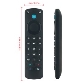 Replaced Voice Remote Control fit for TVs Omni QLED/Omni/ 4-Series/2-Series/Requires Compatible Smart TV Stick 4K Max Cube Stre-Aming Media Players (Without Backlit)