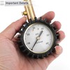 RATCHROLL 1 Pcs Universal Tire Pressure Gauge 0-60PSI 2.56Inch Digital