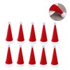 LABRIMP 28PCS Christmas Hat Cutlery Bags Silverware Holders Festive Tableware