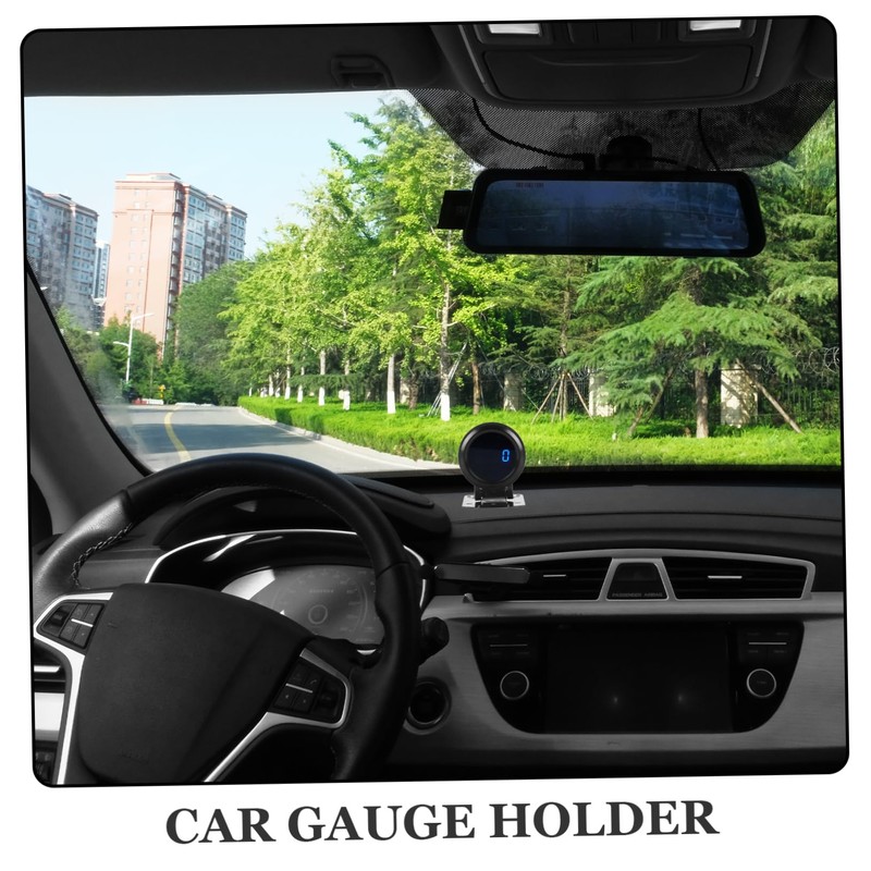 BUGUUYO Single Gauge Holder for Car Dash Durable Instrument Mount