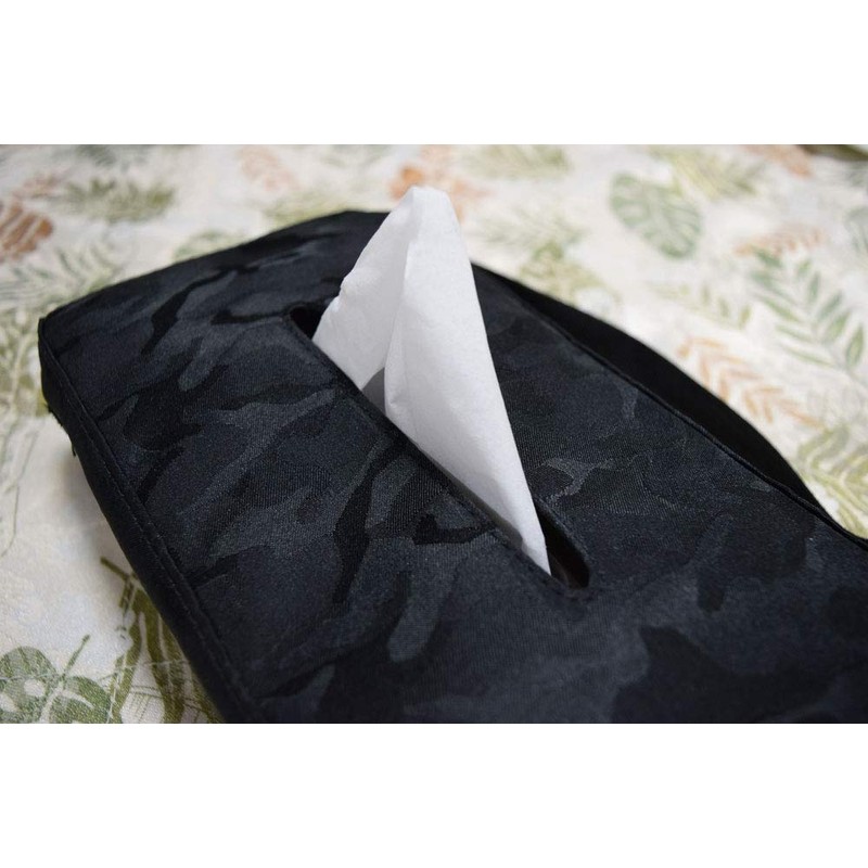 Tissue Cover, Tissue Box Cover (Camo, Black) Tissue Case BS-TCOVER-MBK