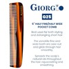 Giorgio G25 FineTooth and WideTooth Pocket Comb - Hair Styling