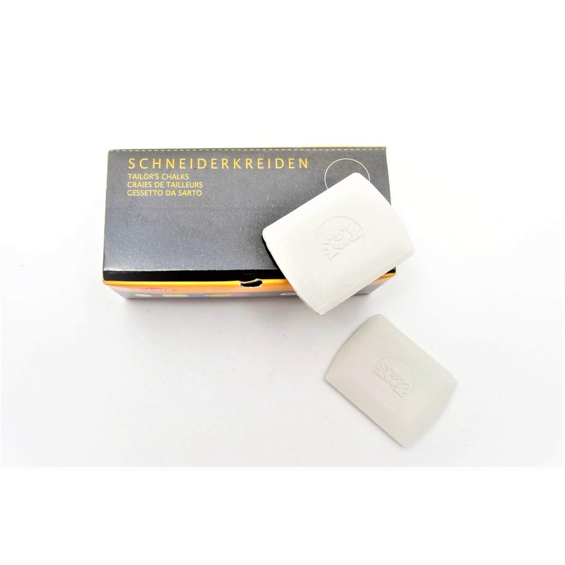 Kleiber Tailor's Chalk Triangles, Pack of 10, White