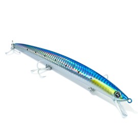 Seaspin Mommotti 180 FK – Esca Artificiale per la Pesca a Spinning, Long Jerk Minnow Slow Floating 180 mm 27 g – Assetto Evoluto, Lanci Lunghi e Controllo Totale – Per Predatori (SAR)