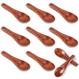 10 Stück Löffel, Gewürzlöffel, Gewürzlöffel, Holzlöffel Honig, Kleine Löffel, Salzlöffel, Holzlöffel, Für Soßen Salz Zucker Gewürze Dips Honig Kaffee Senf Kochen