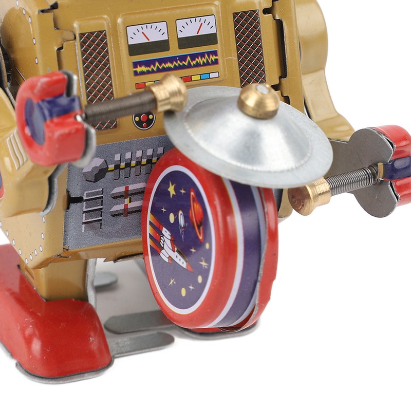 Wind Up Robot Toy Hand Made Exquisite Retro Wind Up