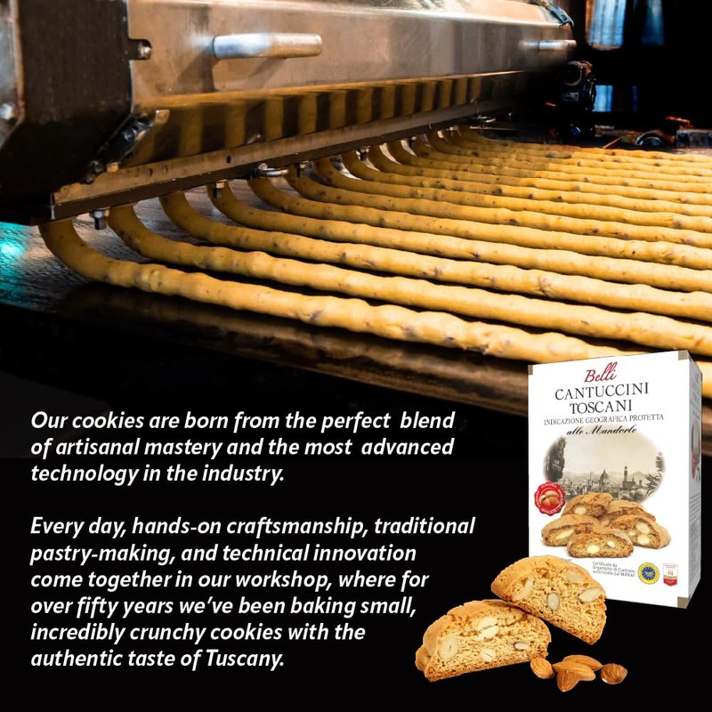 Italian Cranberry Biscotti | Made in Tuscany, Italy | Belli
