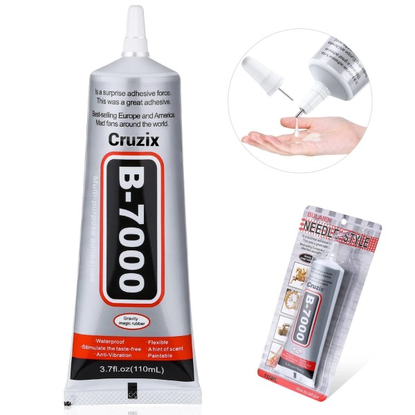 Cruzix B7000 Jewelry Bead Glue for Jewelry Making Clear 3.7