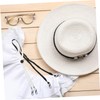 Beavorty 10pcs Windproof Hat String Adjustable Lanyard for Sun Protection