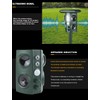 Solar Ultrasonic Animal Pest Repeller Outdoor Four Speakers Mechanical Wave