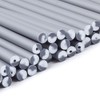 Gold and Silver Plastic Lollipop Sticks (150mm x 4.5mm) x100